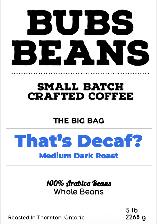 That's  Decaf?